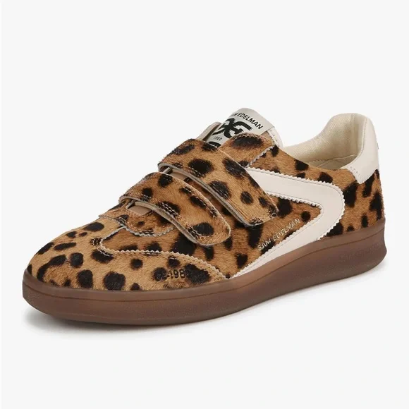 Sam Edelman Leopard Print Sneakers - Picture 2 of 9